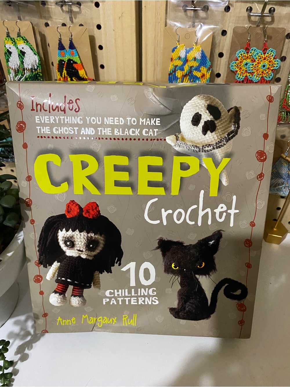 Creepy Crochet Kids Crochet kit and Book - Gray